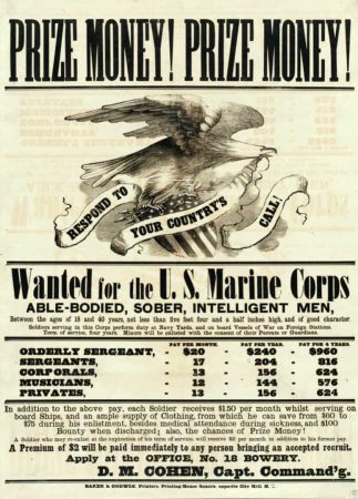 Civil War Recruiting Poster, 1861-65