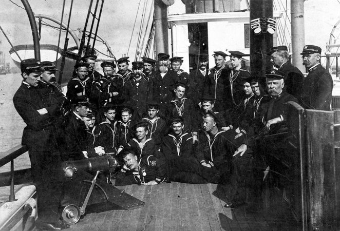 The crew of the Revenue Service Cutter Forward in 1894