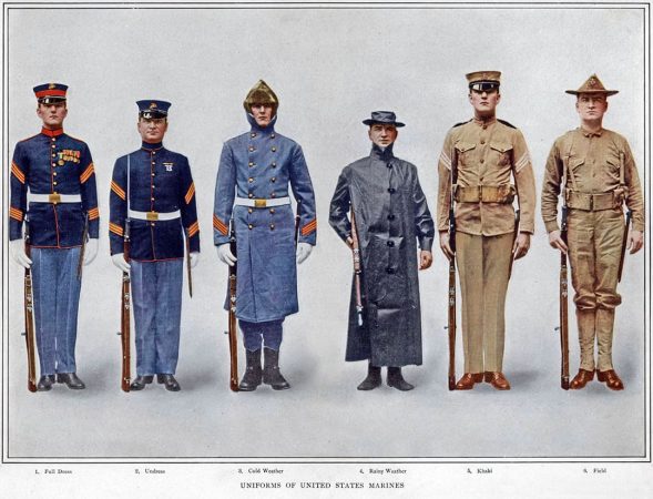 Marine Corps Uniforms, 1912