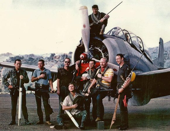 U.S. Air Force “Raven” Forward Air Controller pilots in Laos, 1970. The Ravens were used for American covert operations during the Vietnam War