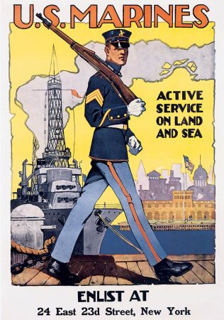 Marines Recruiting Poster, World War I